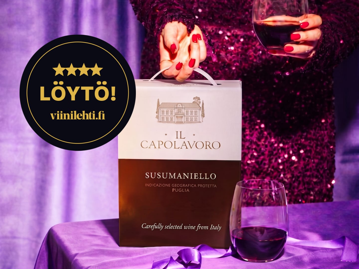 Il_Capolavoro_susumaniello_hanaviini_neljän_tähden_löytö