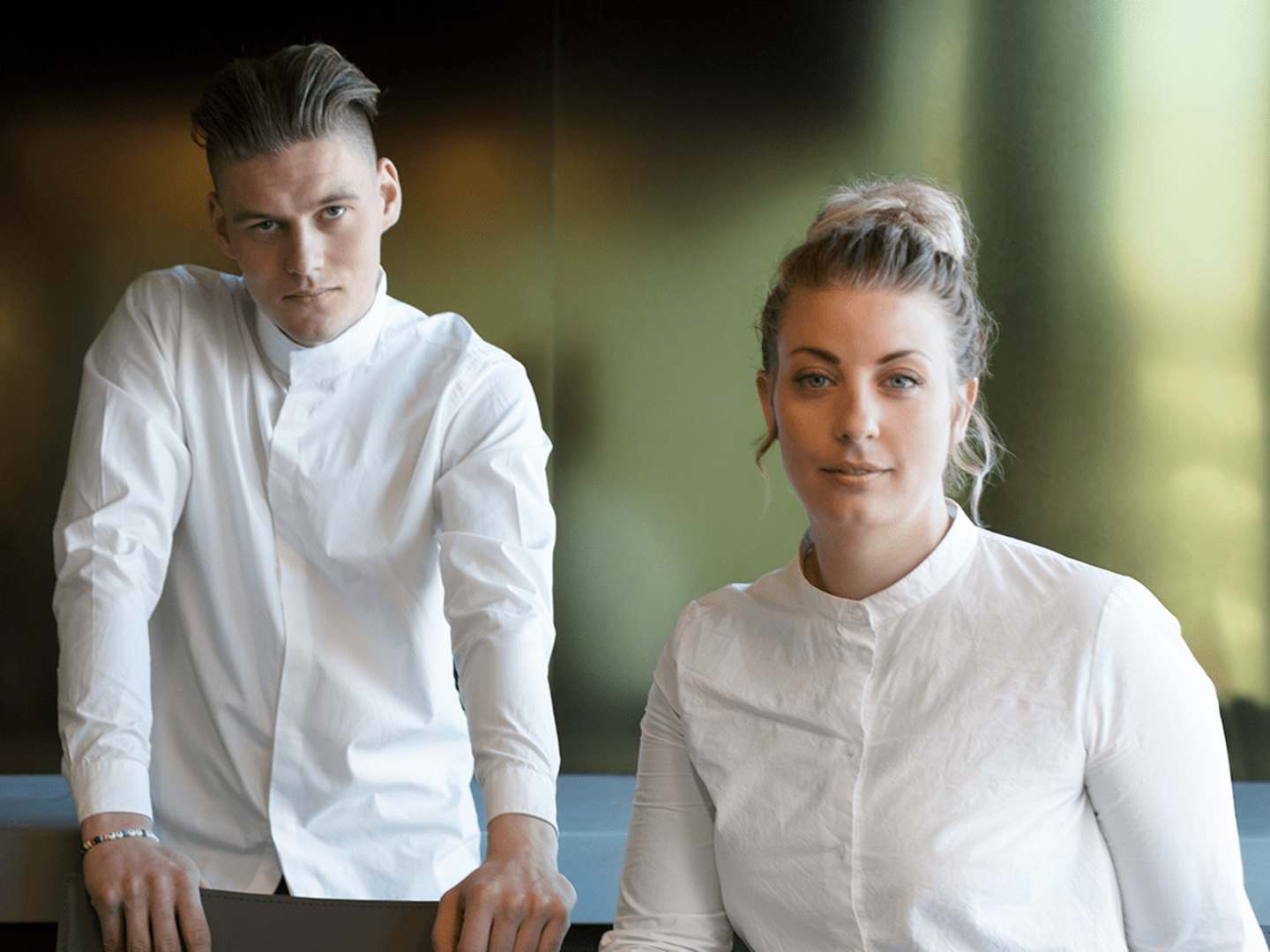 Albin Edbeg och Frida Ronge på Unn