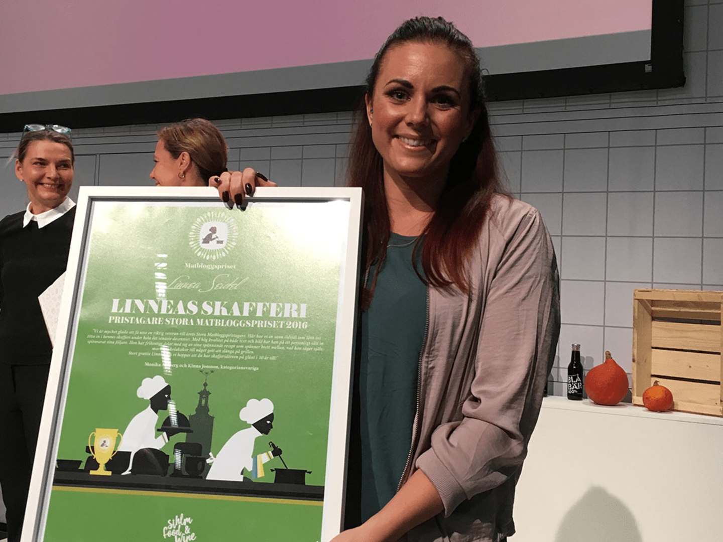 Linnéa Seidel - vinnare av Stora Matbloggspriset 2016