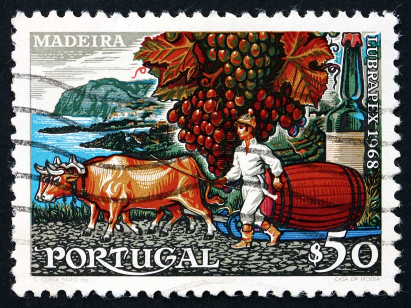 Frimärke från Portugal