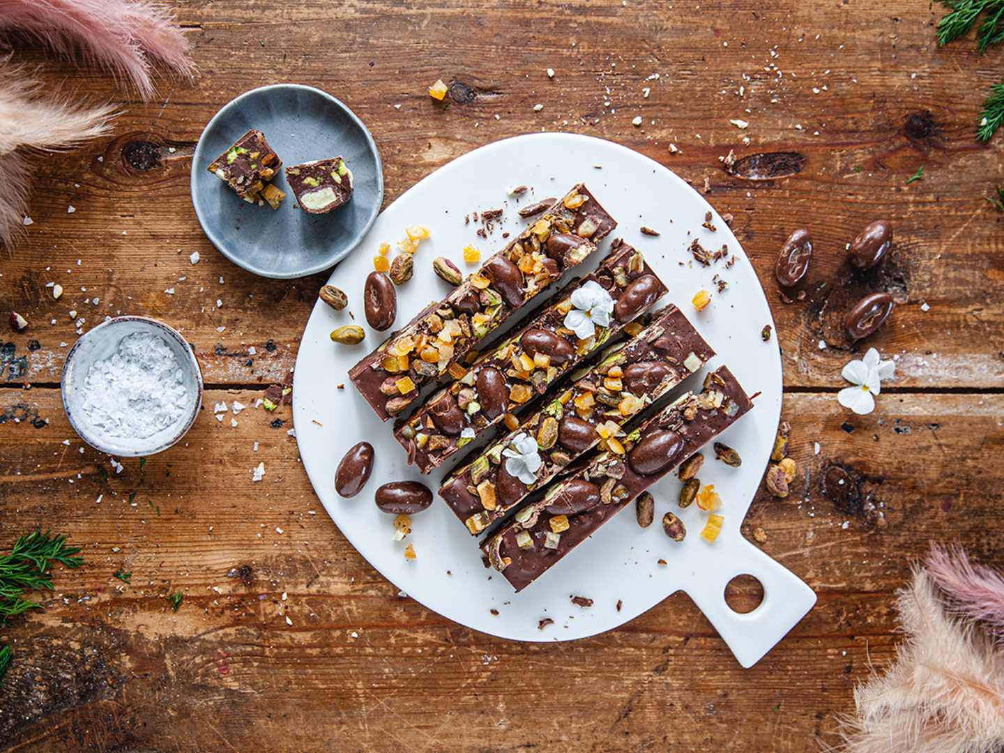 Rocky roads med smak av pomerans