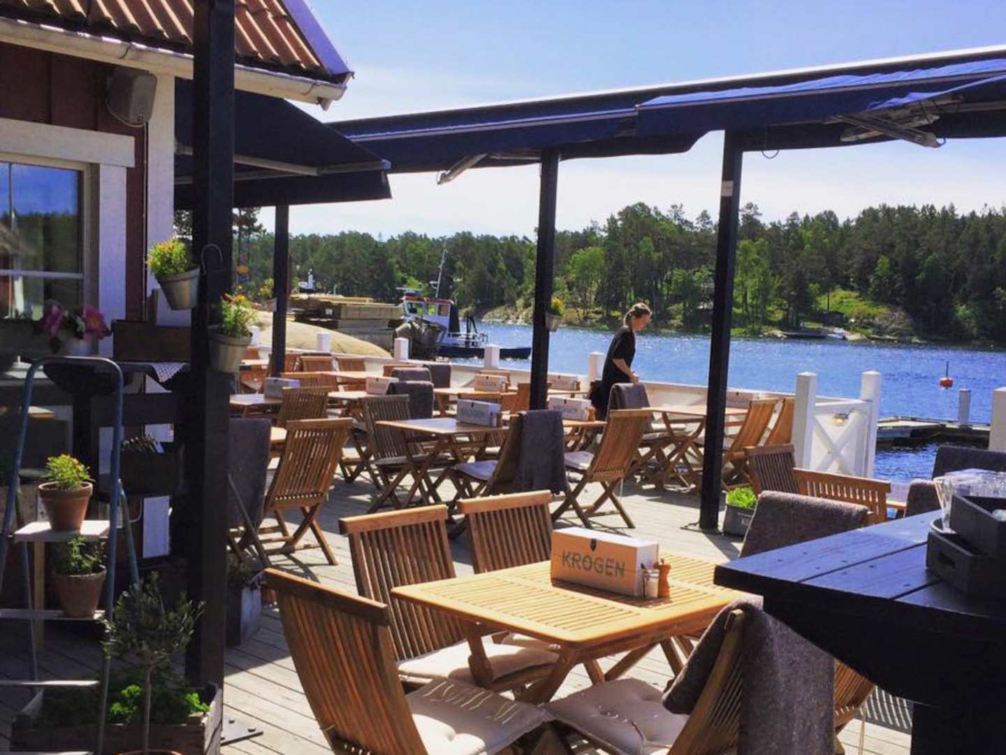 Ingmarsö krogs uteservering