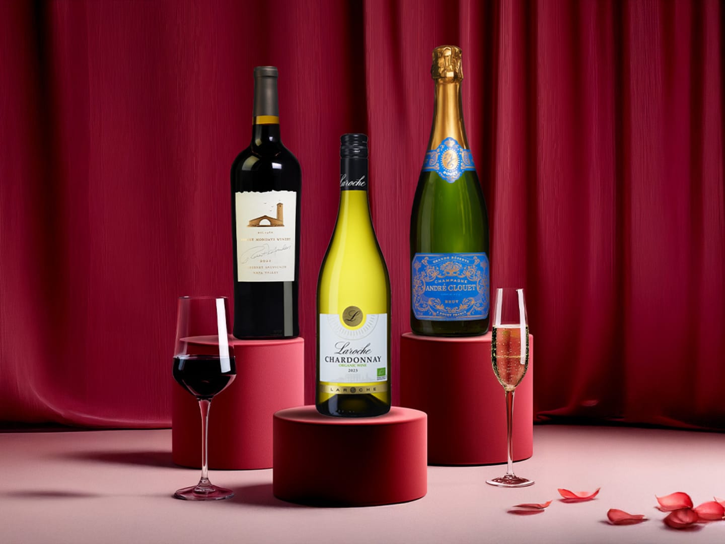 3 goda viner till Alla hjärtans dag.