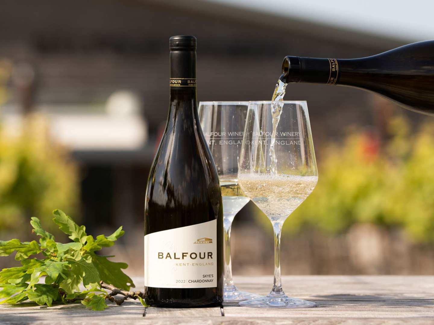 Engelskt vin från Balfour, Skye's Chardonnay.