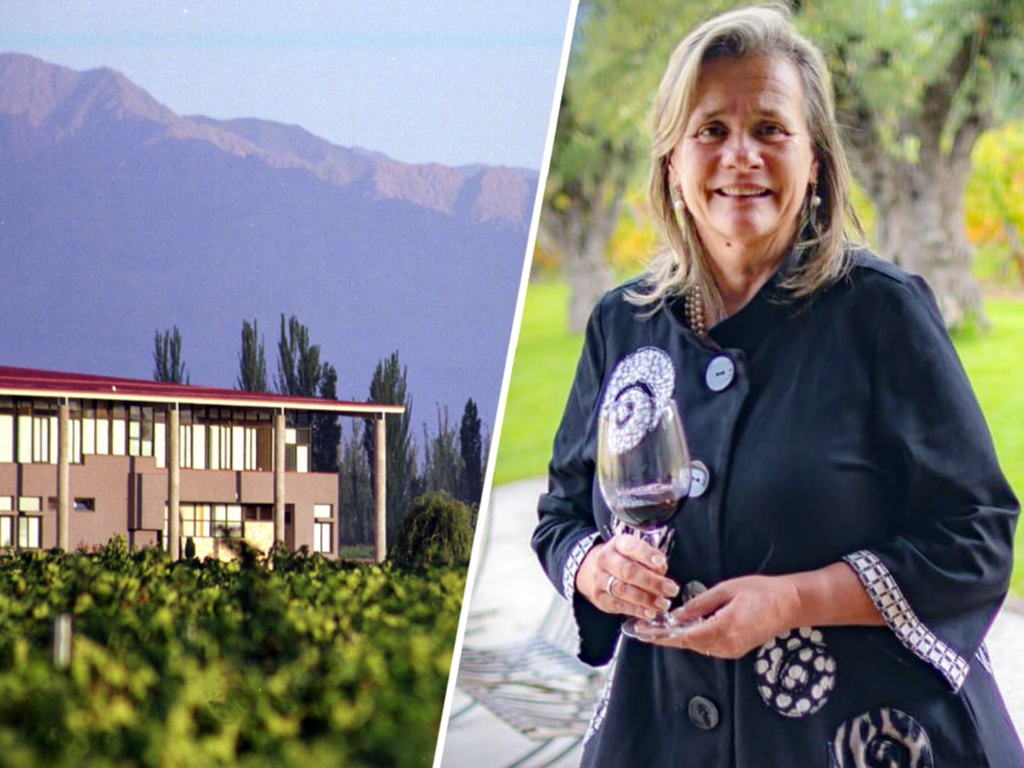 Patricia Ortiz på Finca Patagonicas.