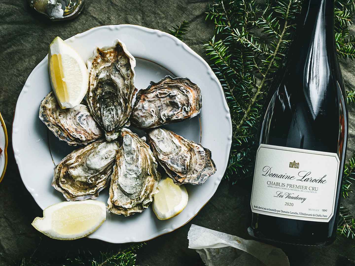 Laroche Chablis med ostron.