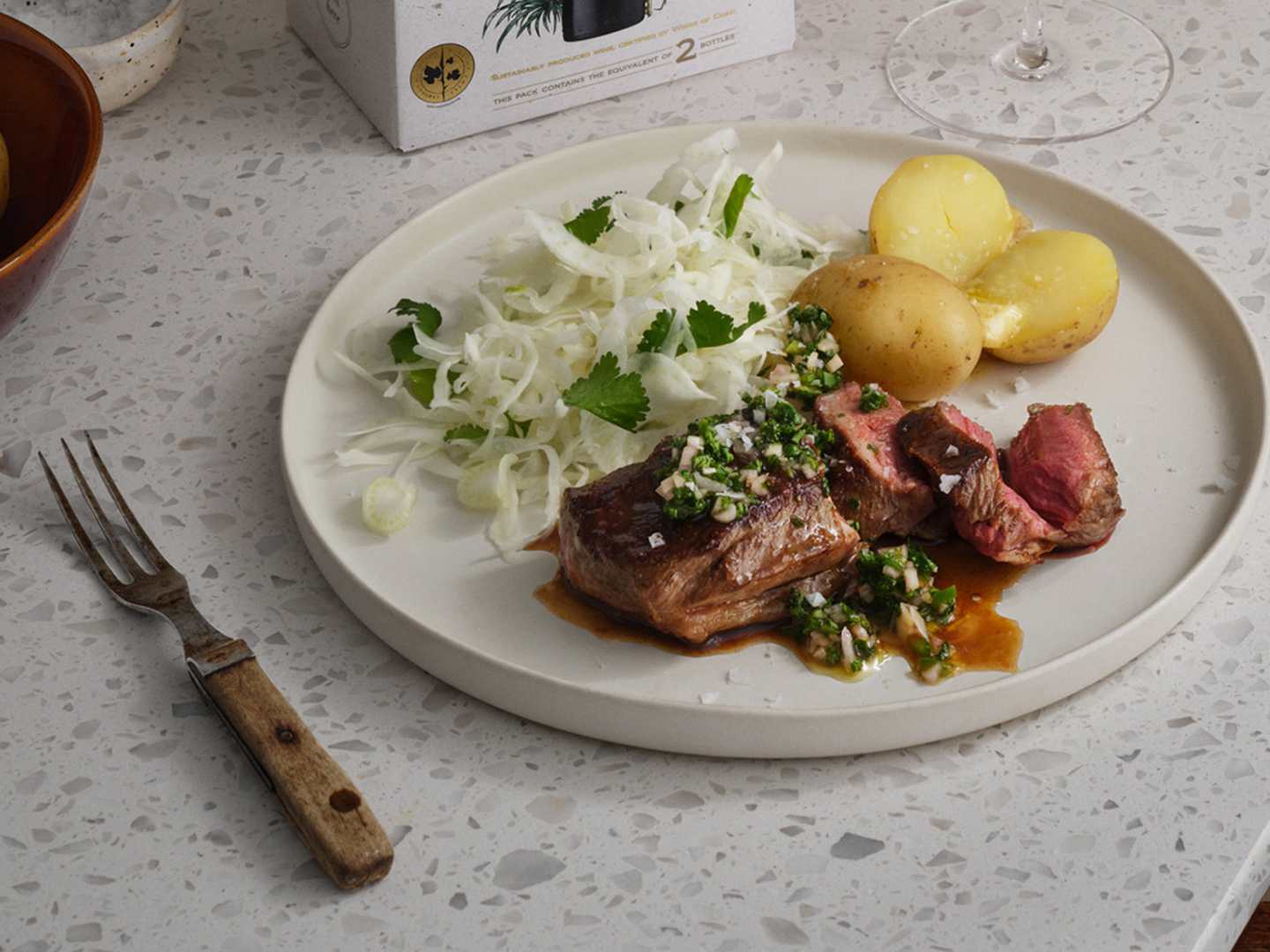 lammfilé med potatis