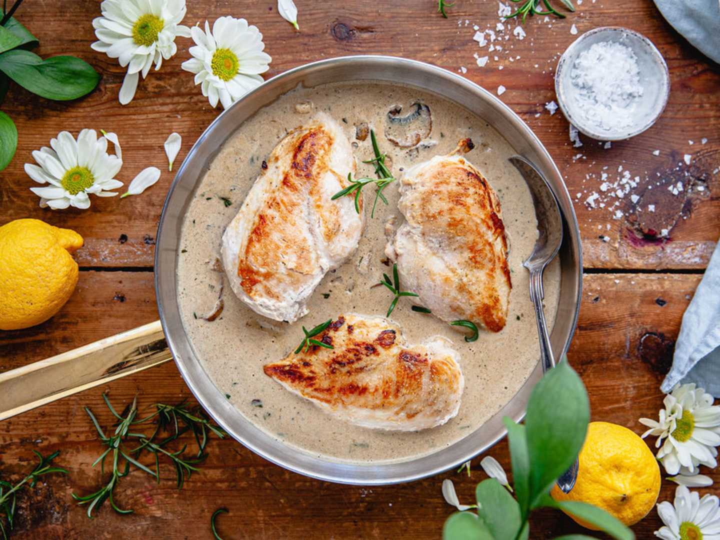 Kycklinggryta med svamp