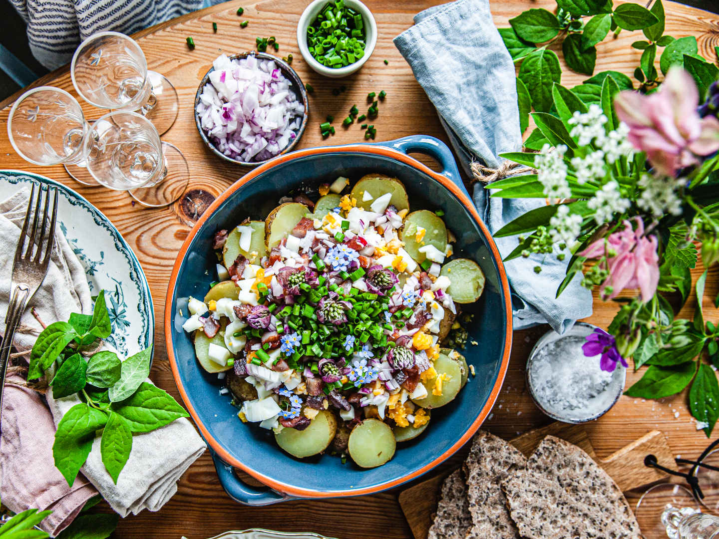 Lerpottasill med brynt smör