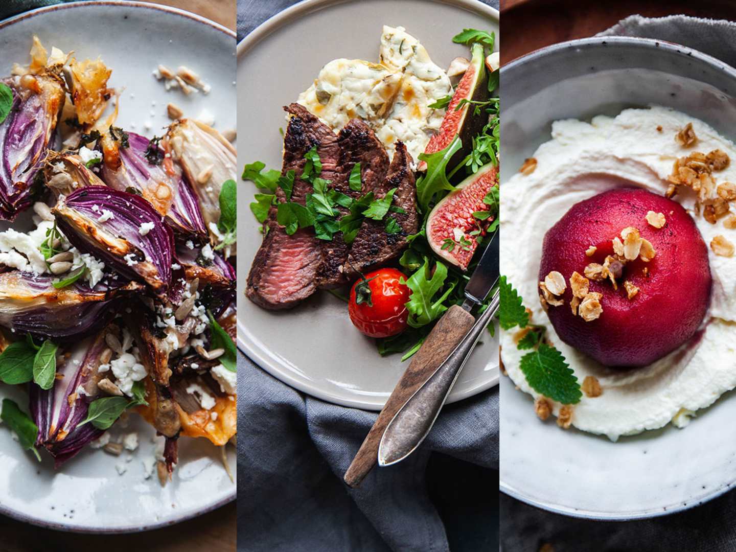 Trerättersmiddag komponerad av Linnéa Seidel