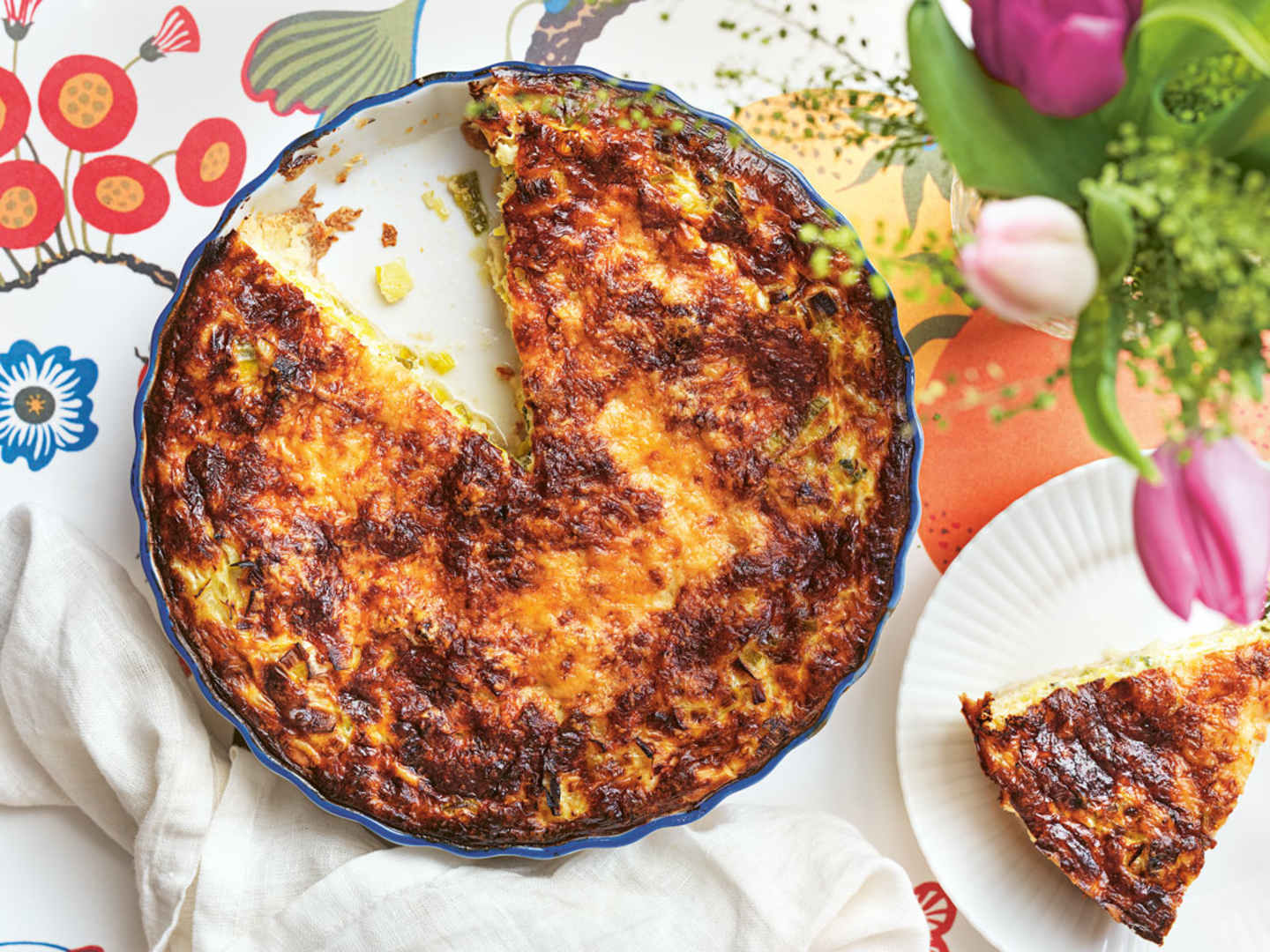 Purjolökspaj av Tess Medina.