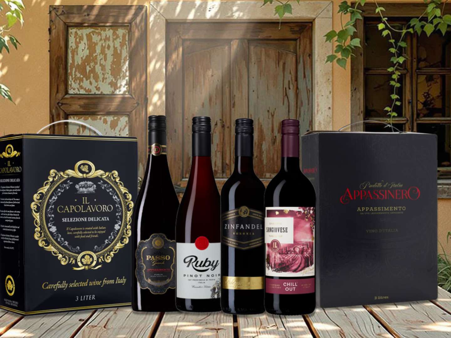 Nya italienska rödviner 2025.