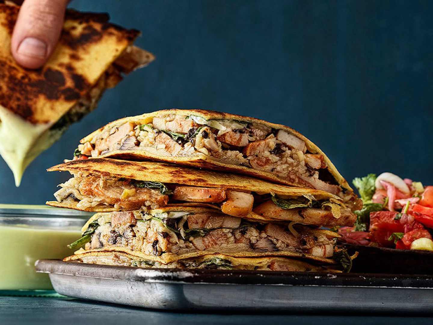 Quesadillas med kyckling "Mexican" från Kronfågel