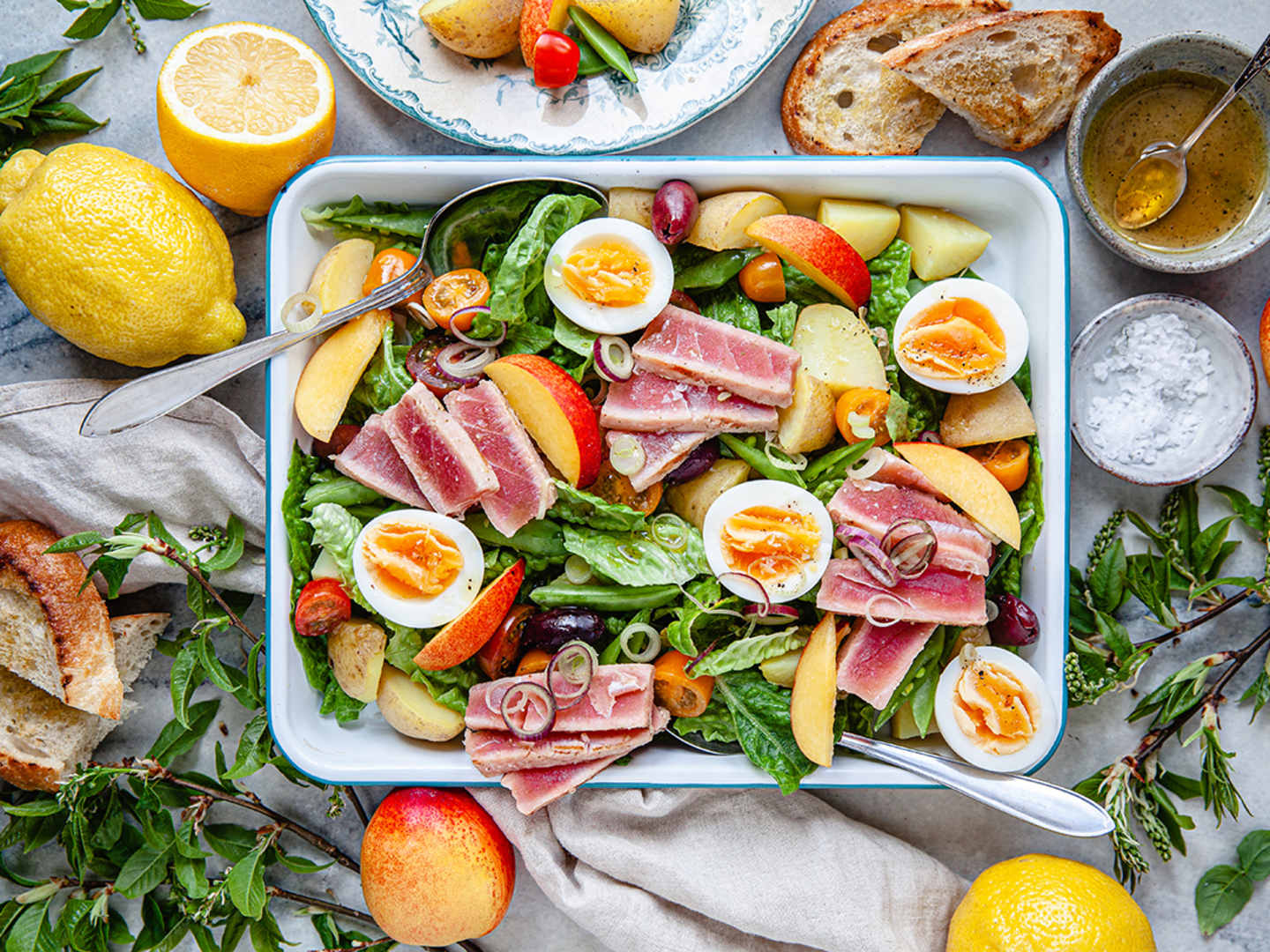 Tonfisksallad - Salade Niçoise