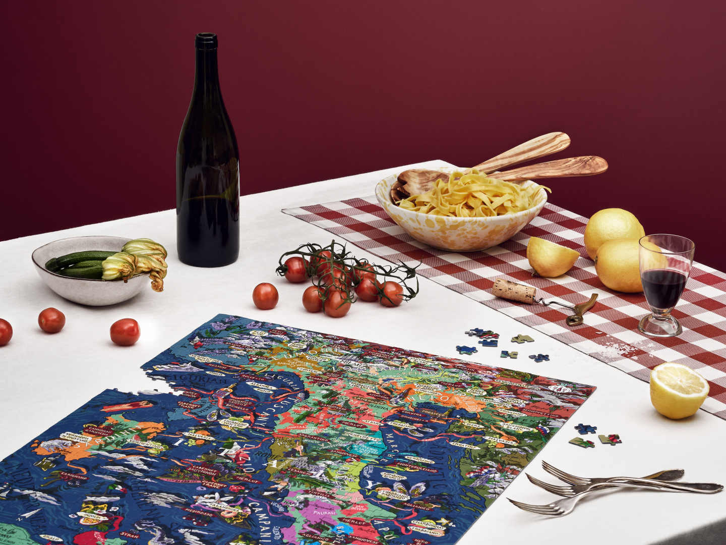 Vinpussel över Italien