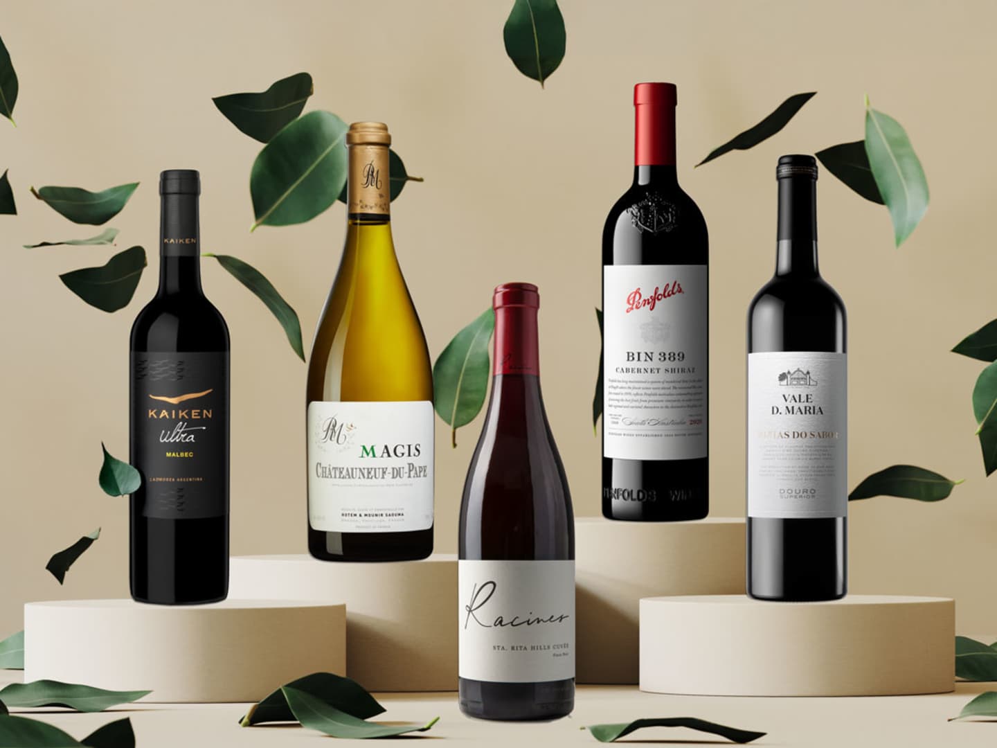 5 viner från Wine Spectators top 100-lista 2024.
