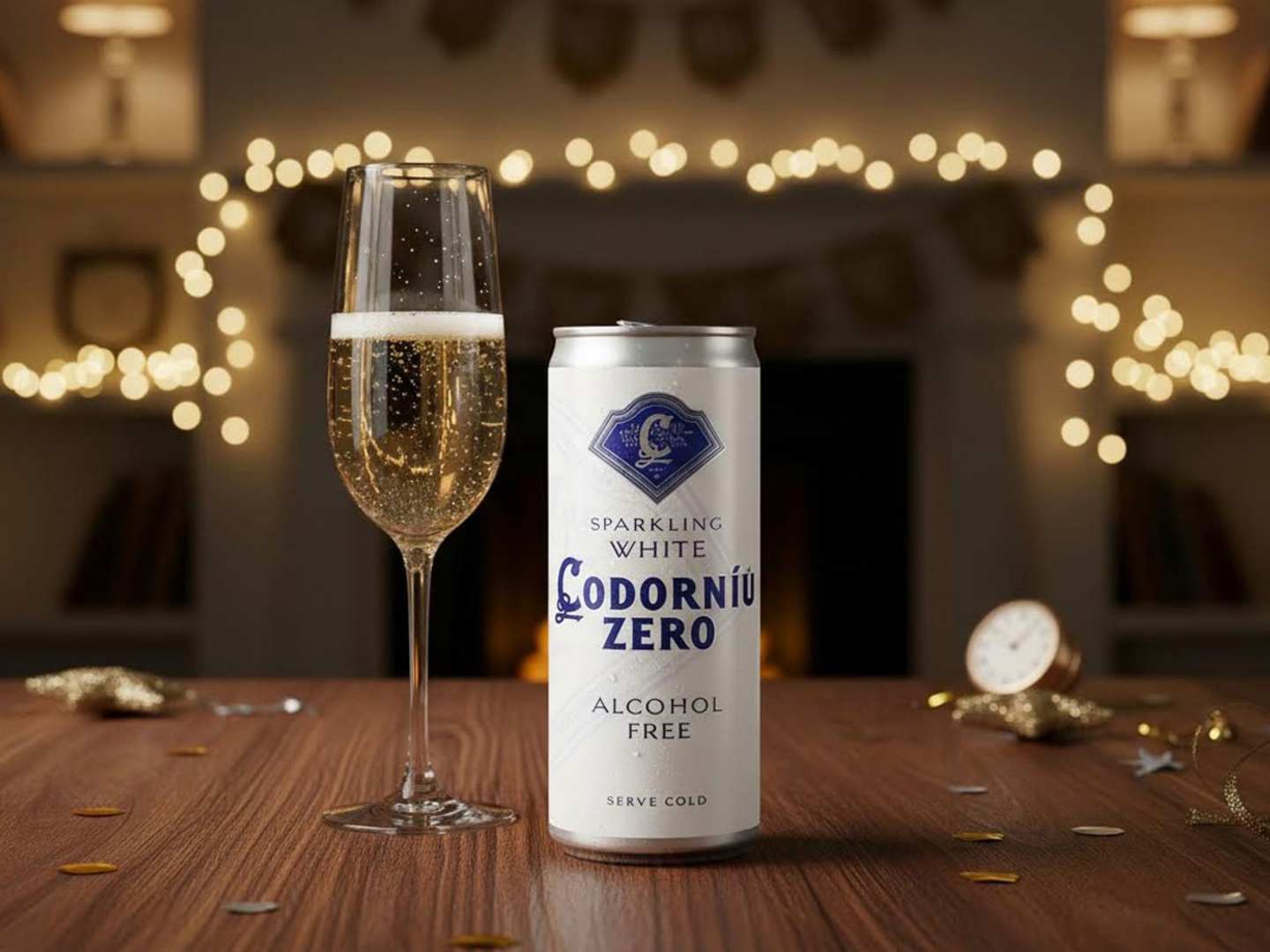 Alkoholfritt bubbel till nyår och andra fester.