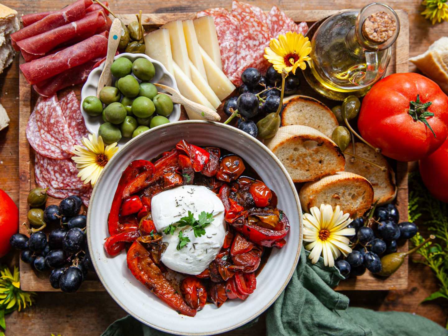 Italiensk Antipasto.