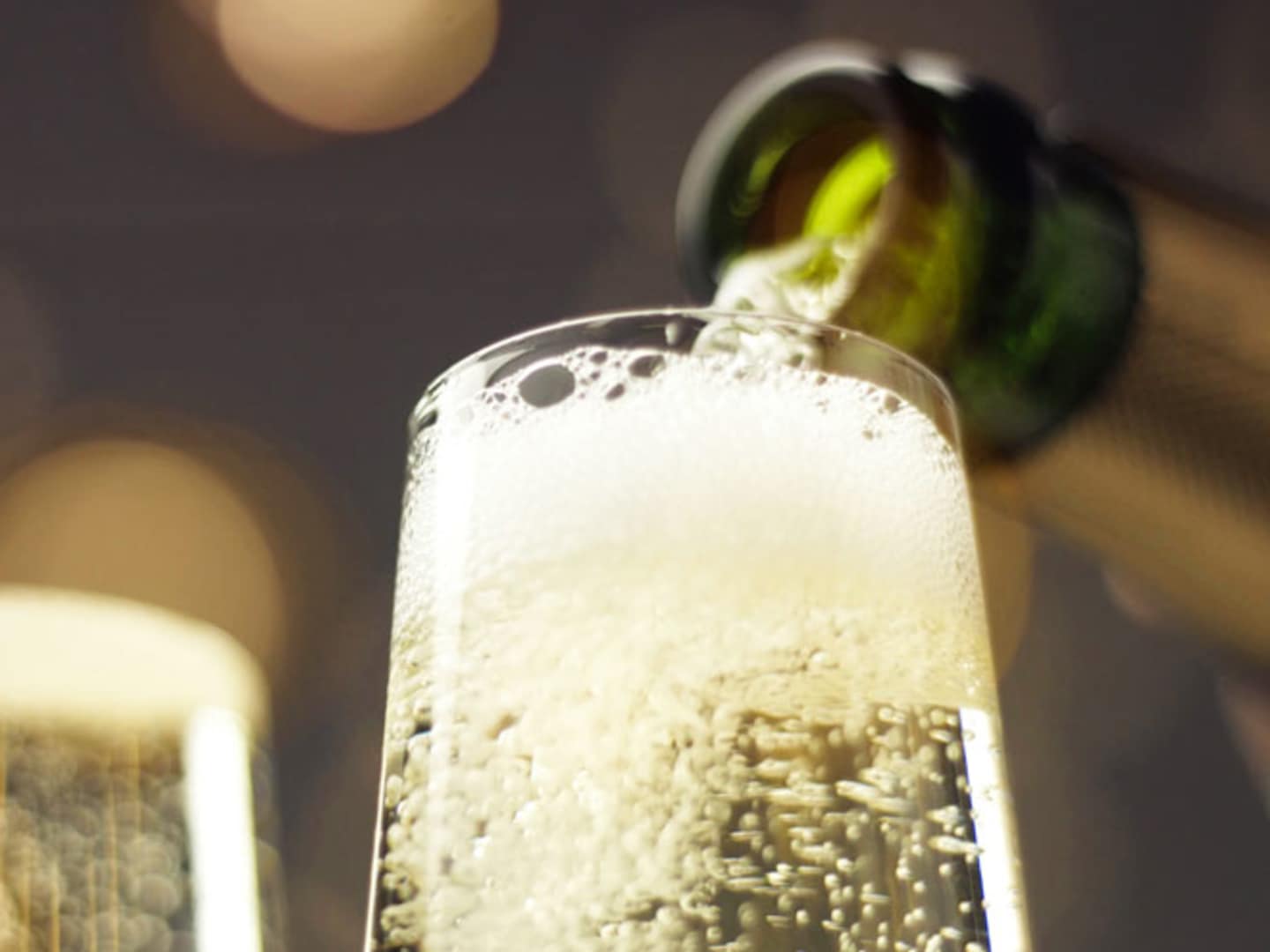 Bubbel på liten flaska.