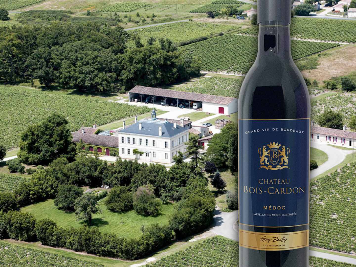 Chateau Bois Cardon Medoc på PET-flaska.