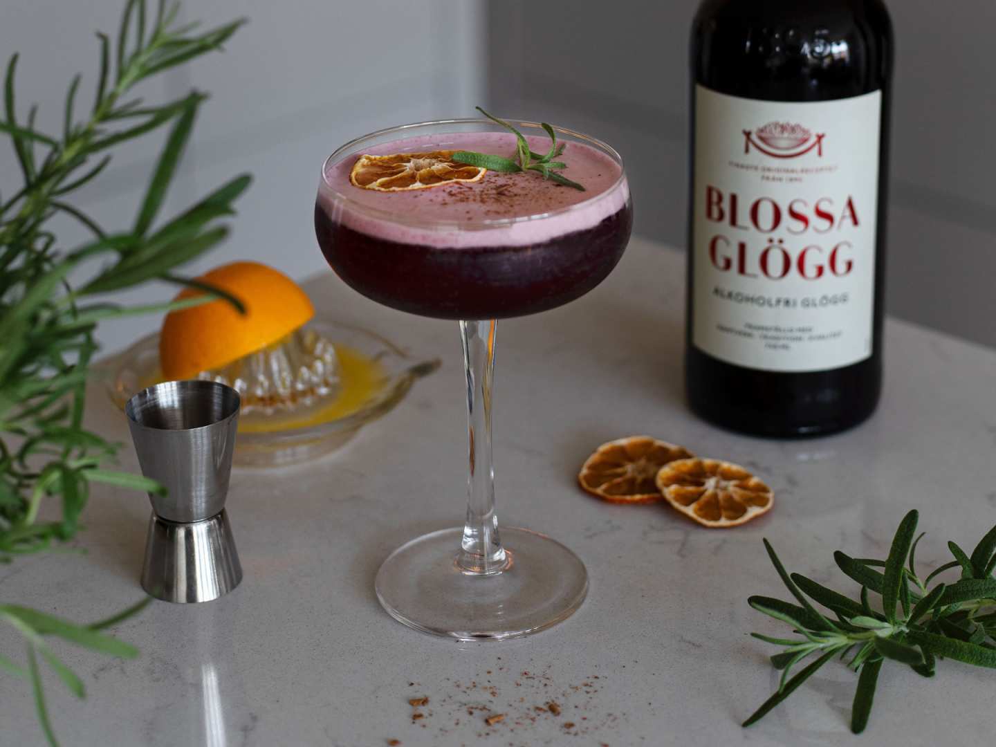 Glöggdrinken Glögg & Tonic