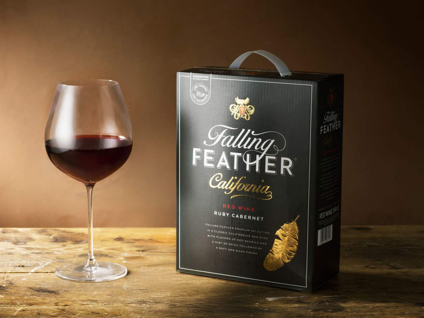 Bäst i test: Rött vin på box.