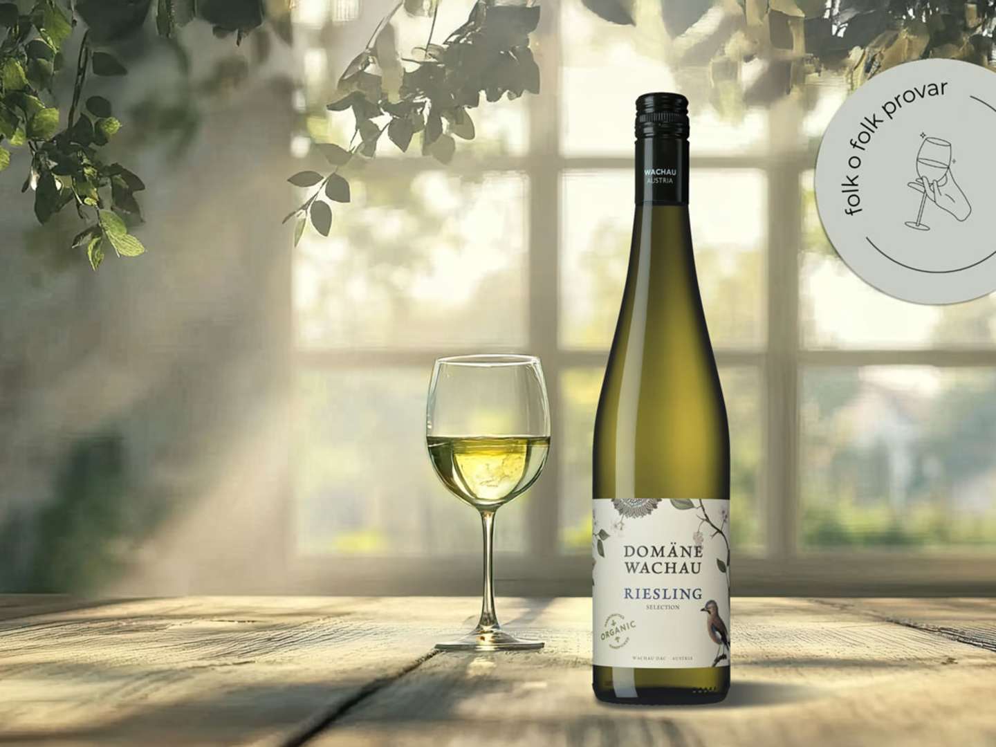 Folk o folk provar Domäne Wachau Riesling Selection.