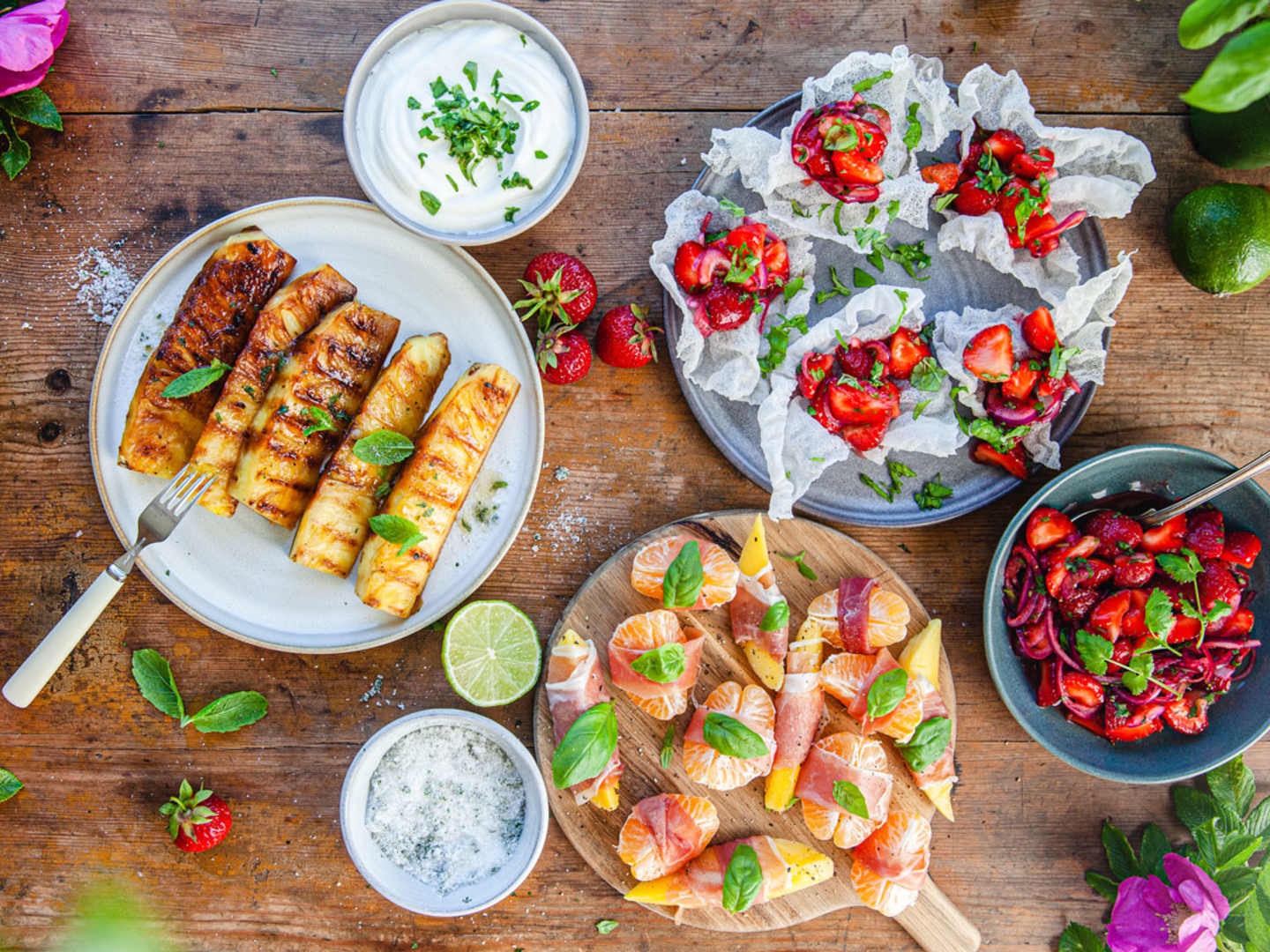 Plockmat med tropiska smaker till Glöet Tropical.