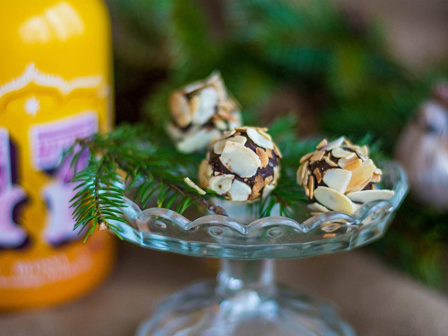 Glöggtryfflar med Blossa glögg