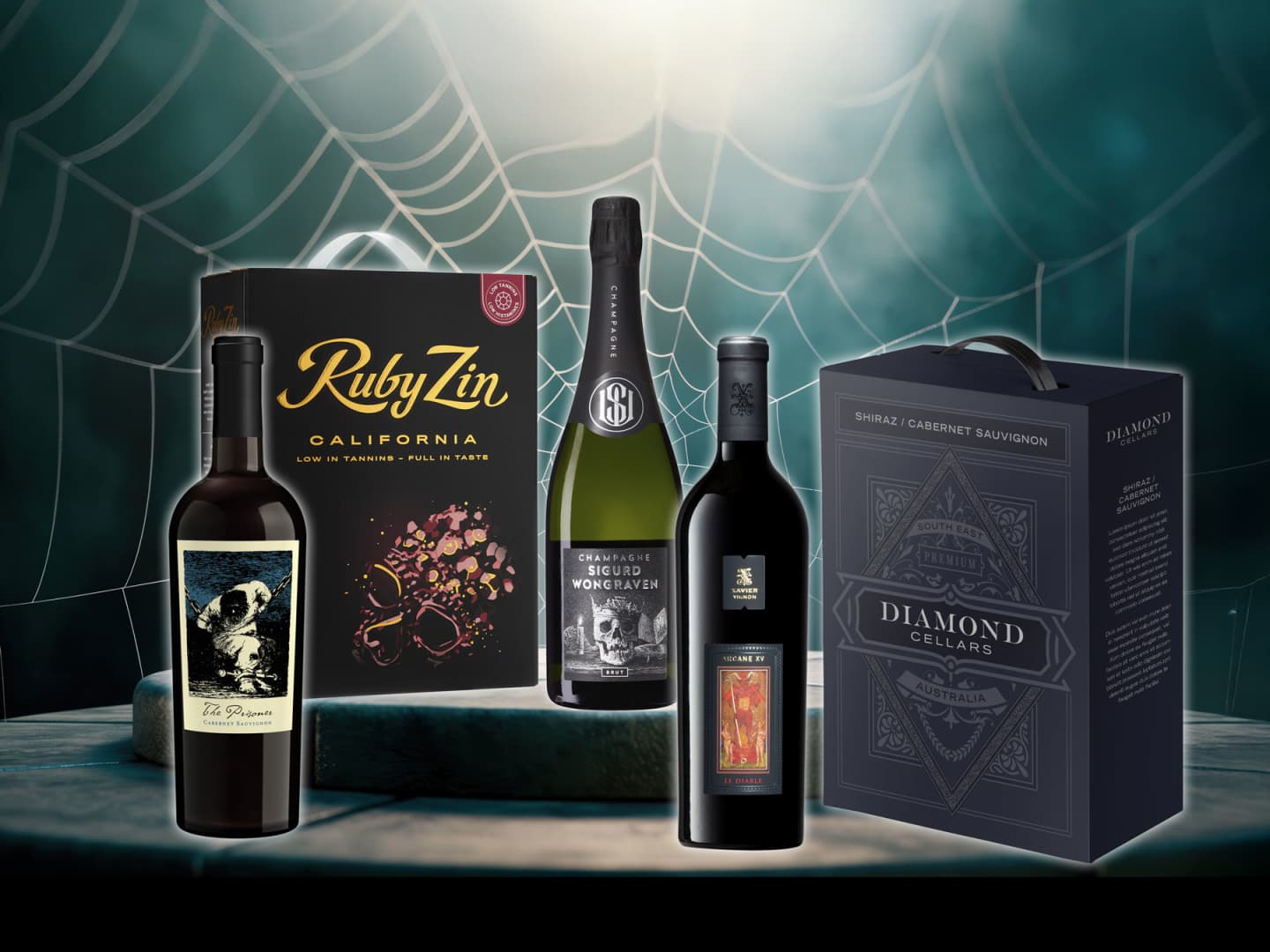 Viner för Halloween.