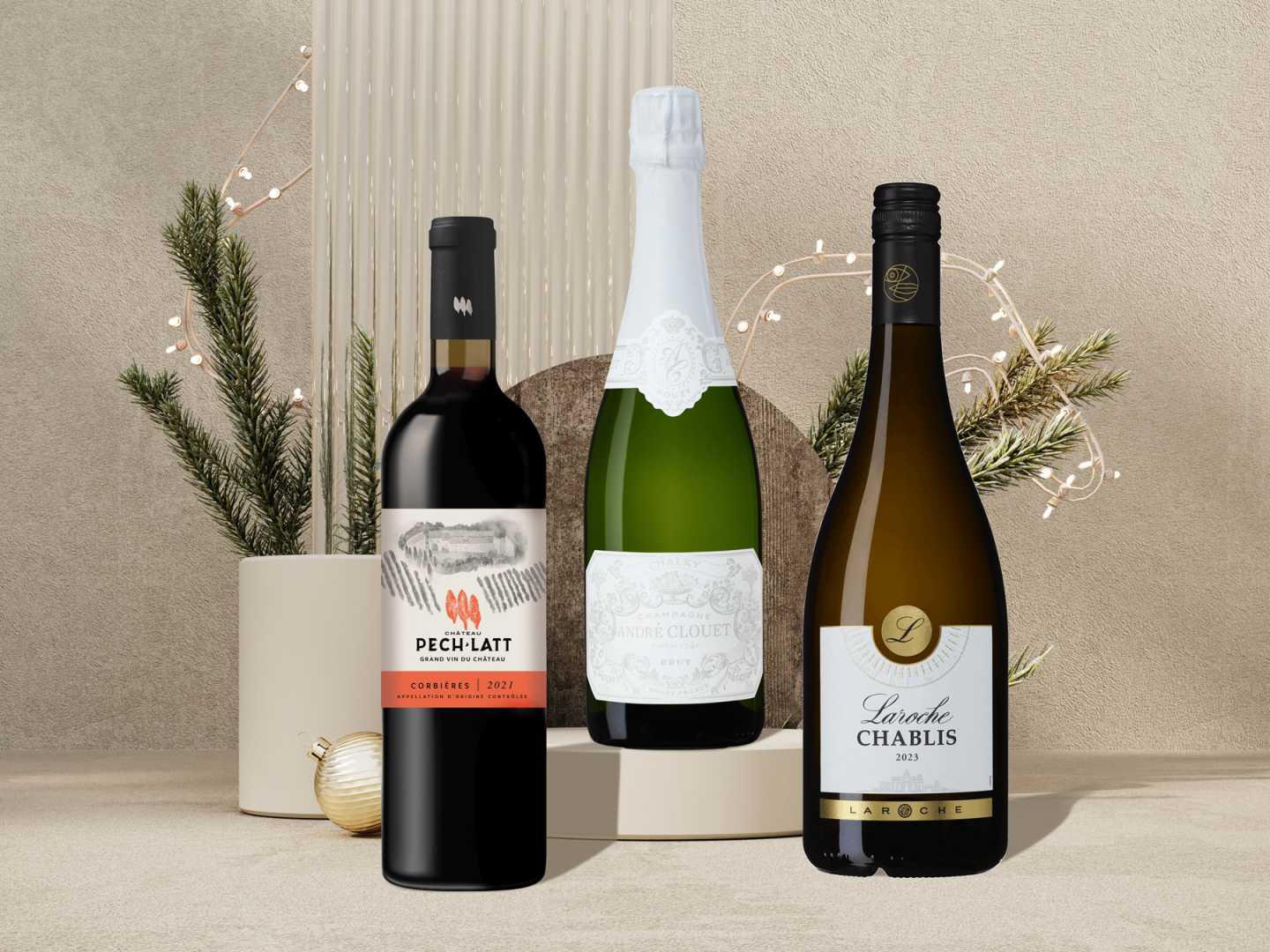 Tre viner vi rekommenderar att ge bort i julklapp 2025.