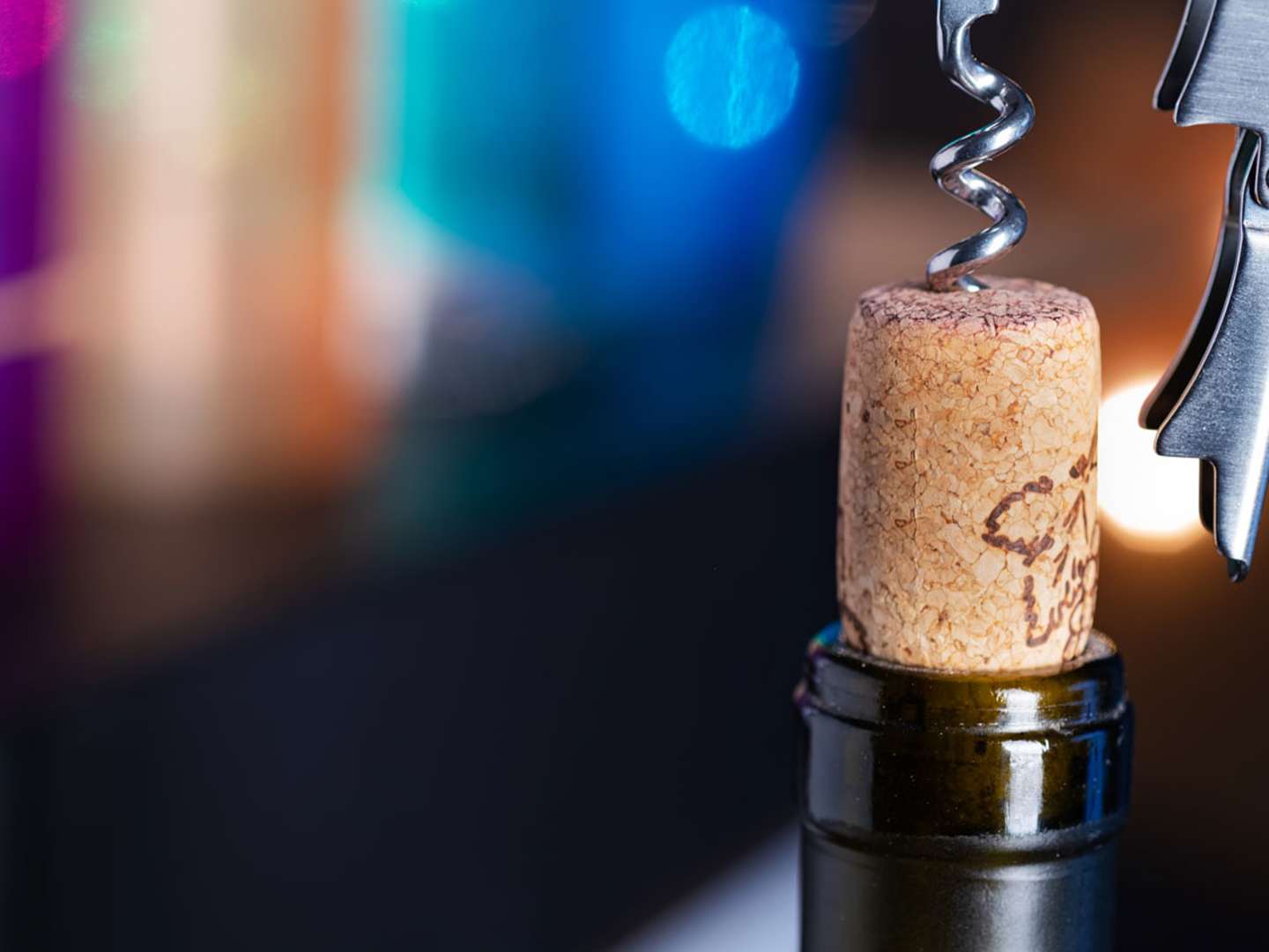 Korkskadat eller korkdefekt vin.