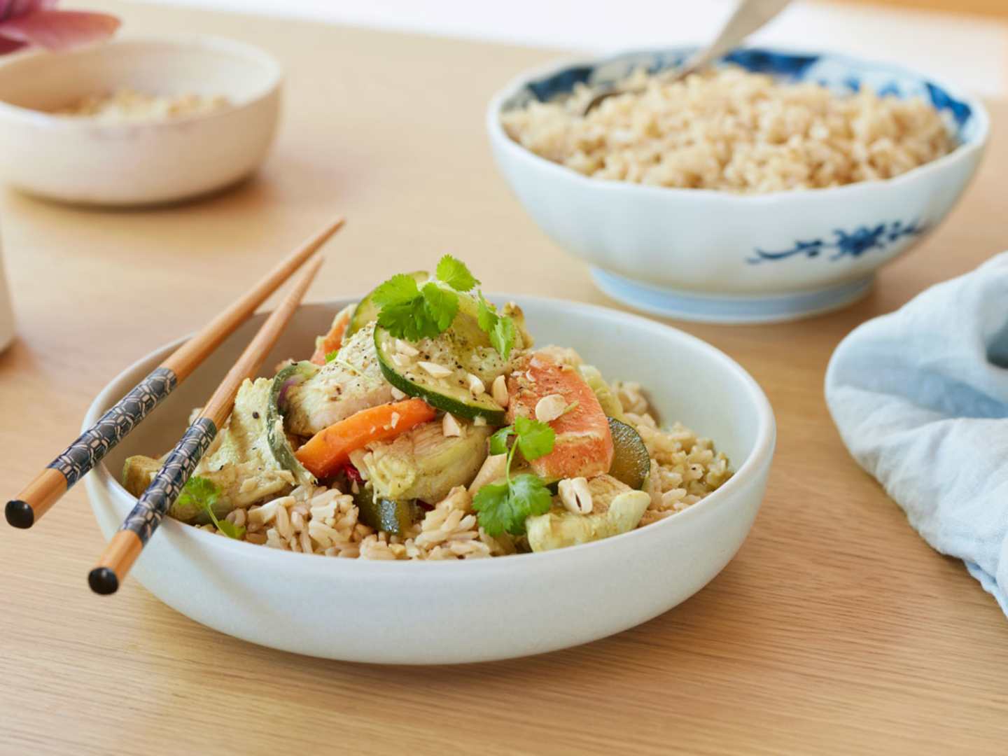 Kycklinggryta med kokos och koriander.