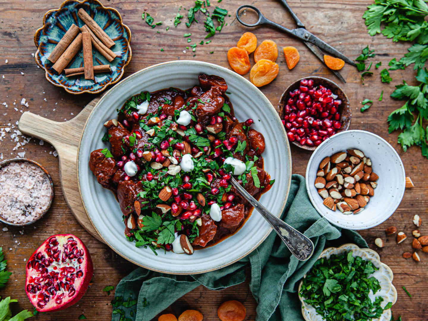 Lammgryta med saffran.