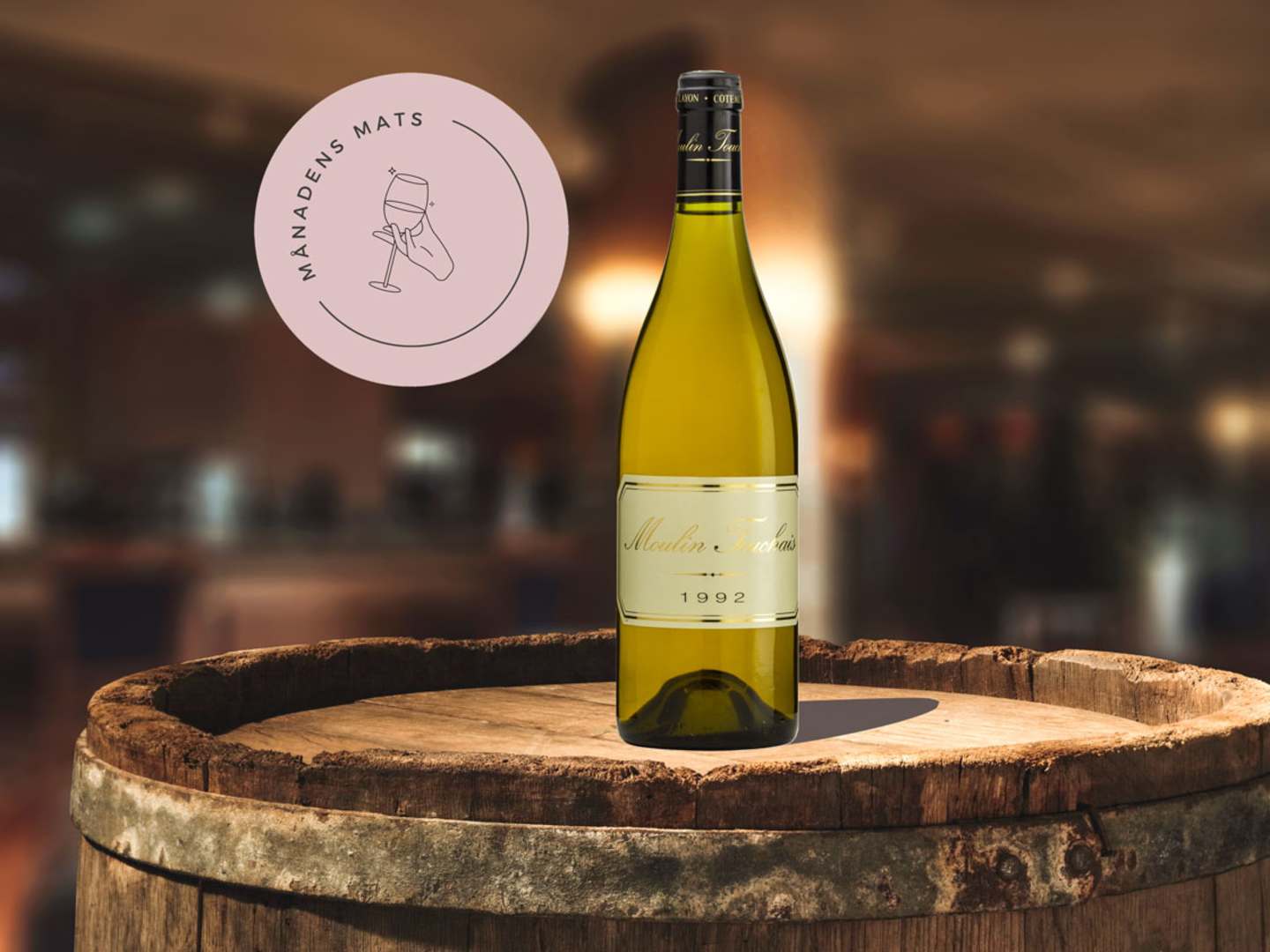 Månandes Mats i april 2024: Moulin Touchais 1992.