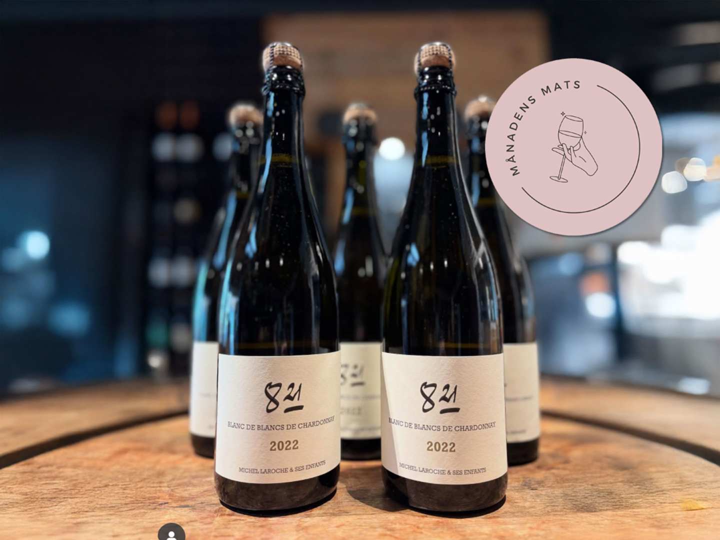 8.21 Blanc de Blancs de Chardonnay är Månandens Mats i december 2025.