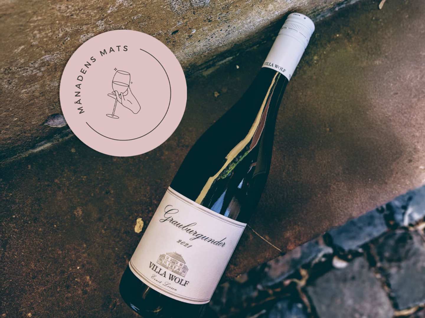 Månadens Mats i juni 2025: Villa Wolf Grauburgunder.
