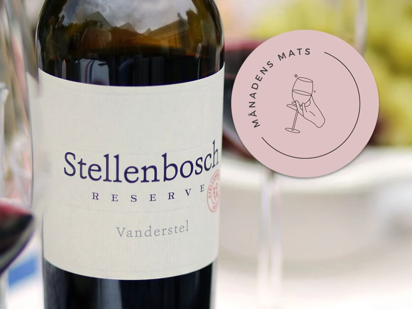 Månadens Mats maj 2025, Stellenbosch Reserve Vanderstel.