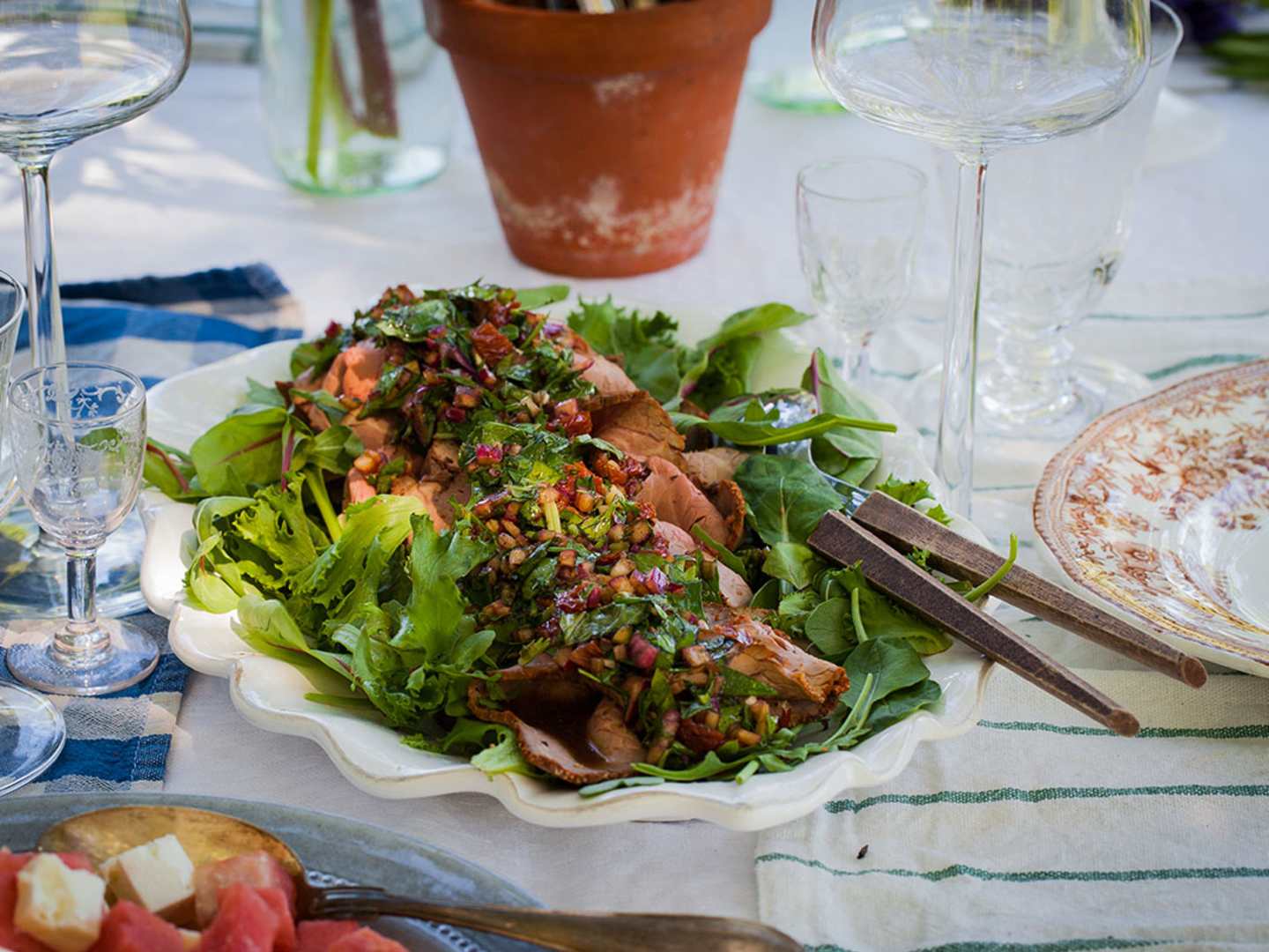 Marinerad rostbiff till midsommar