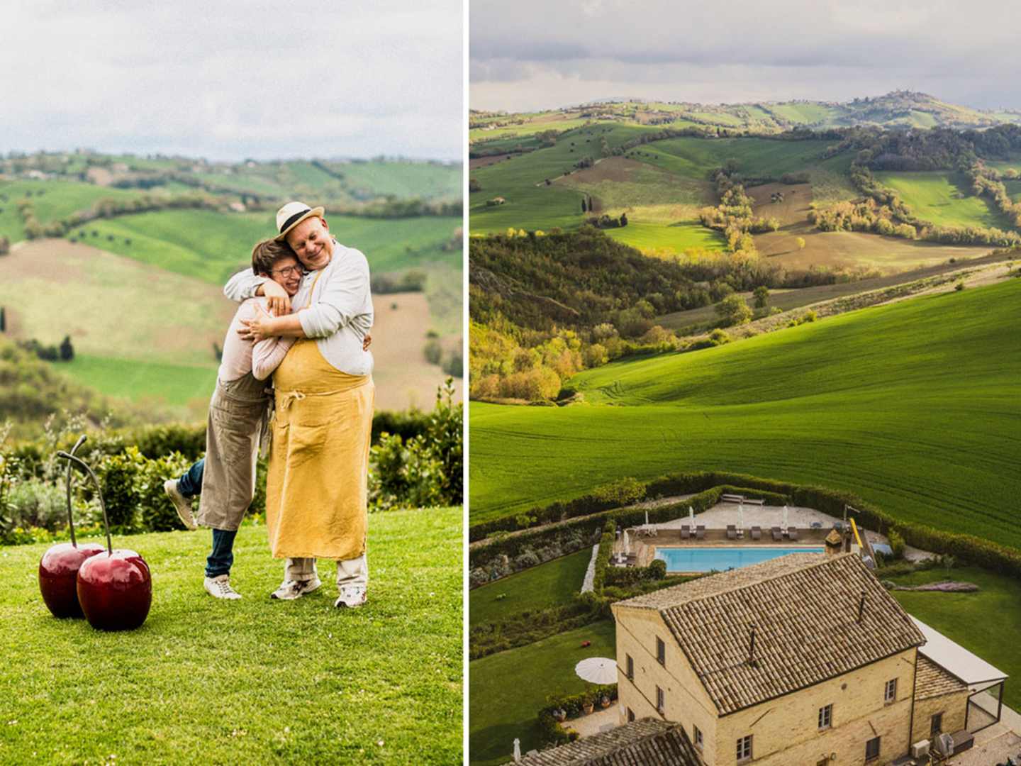 Peter och Carina Nordin flyttade till Italien.