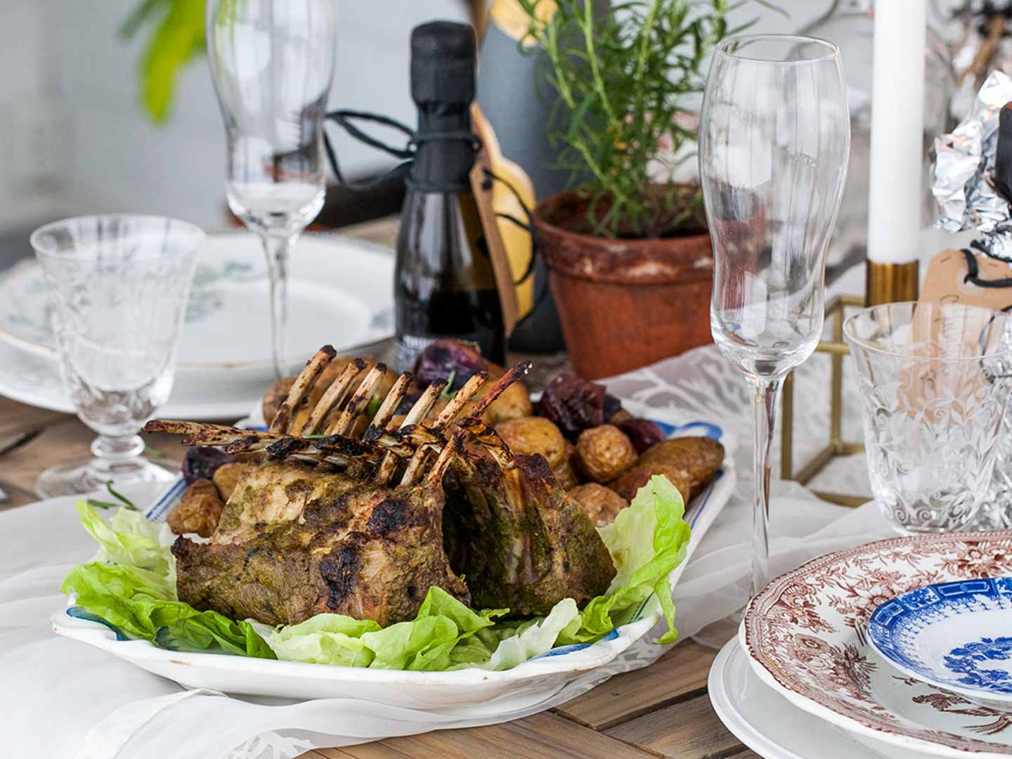 Örtmarinerade lammracks