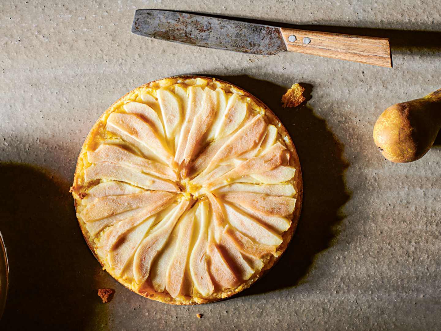 Päronkaka med Frangipanicrème.