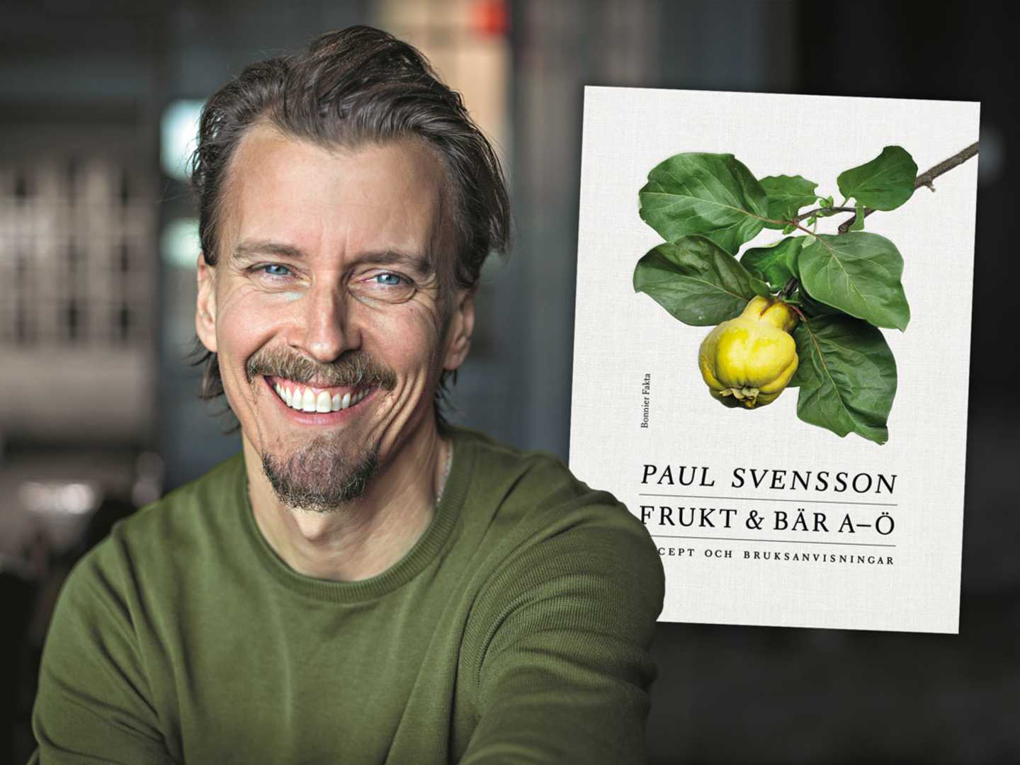 Paul Svensson och boken Frukt och bär A-Ö.