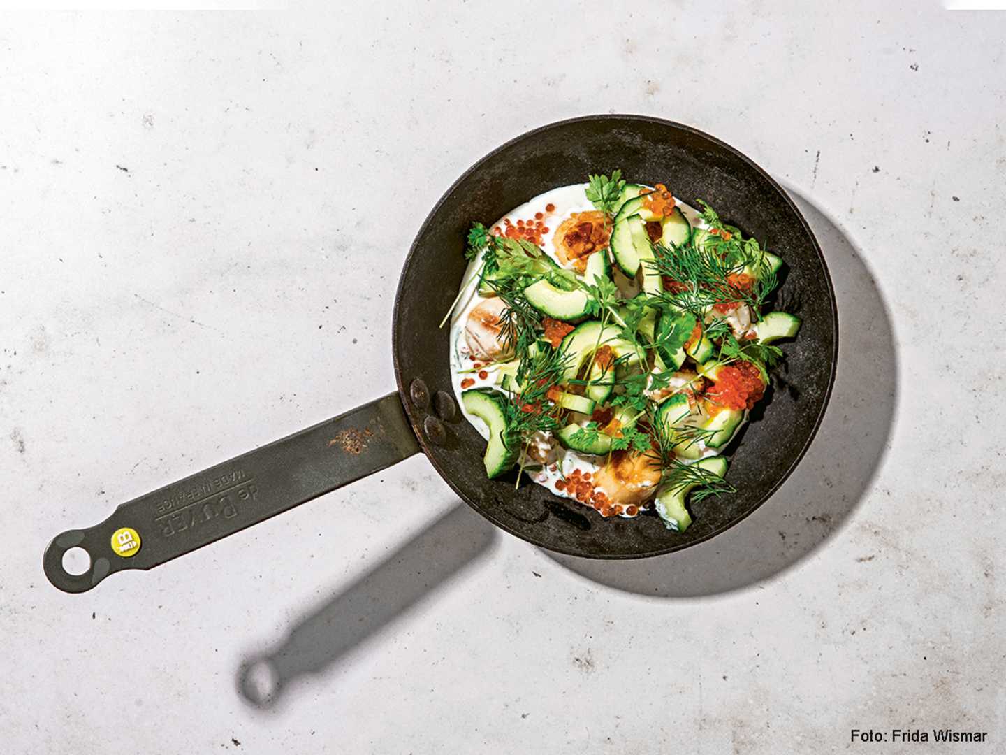 Pilgrimsmusslor i sandefjordssås