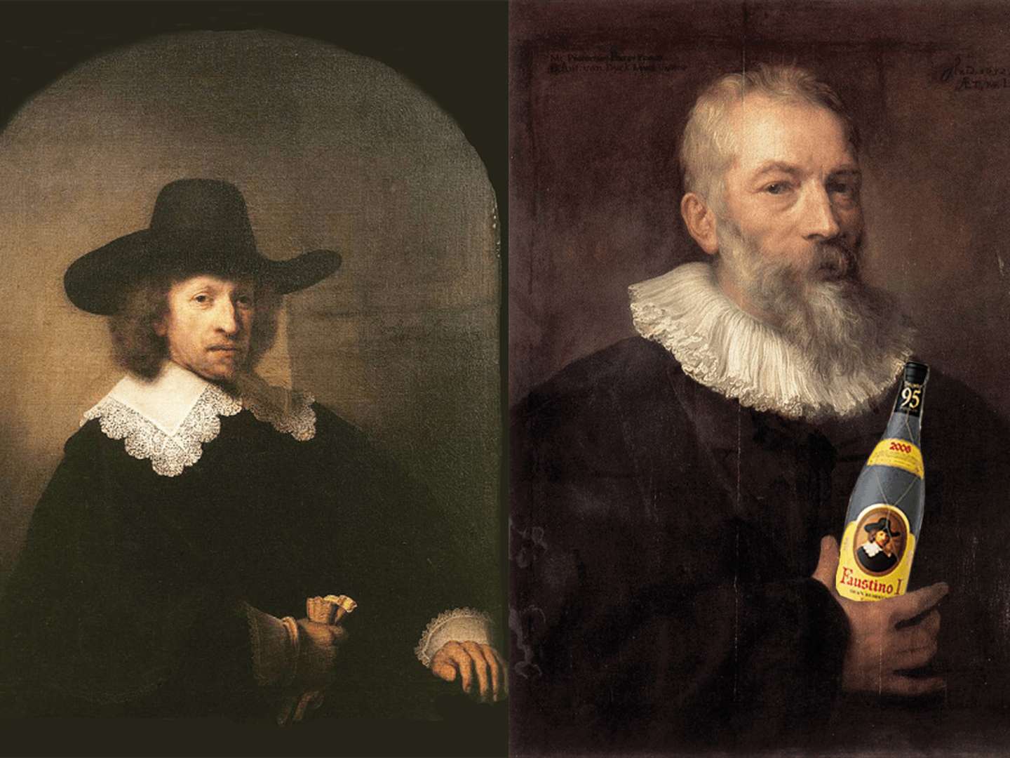 Tavlor av Rembrandt och Anthonis van Dyck
