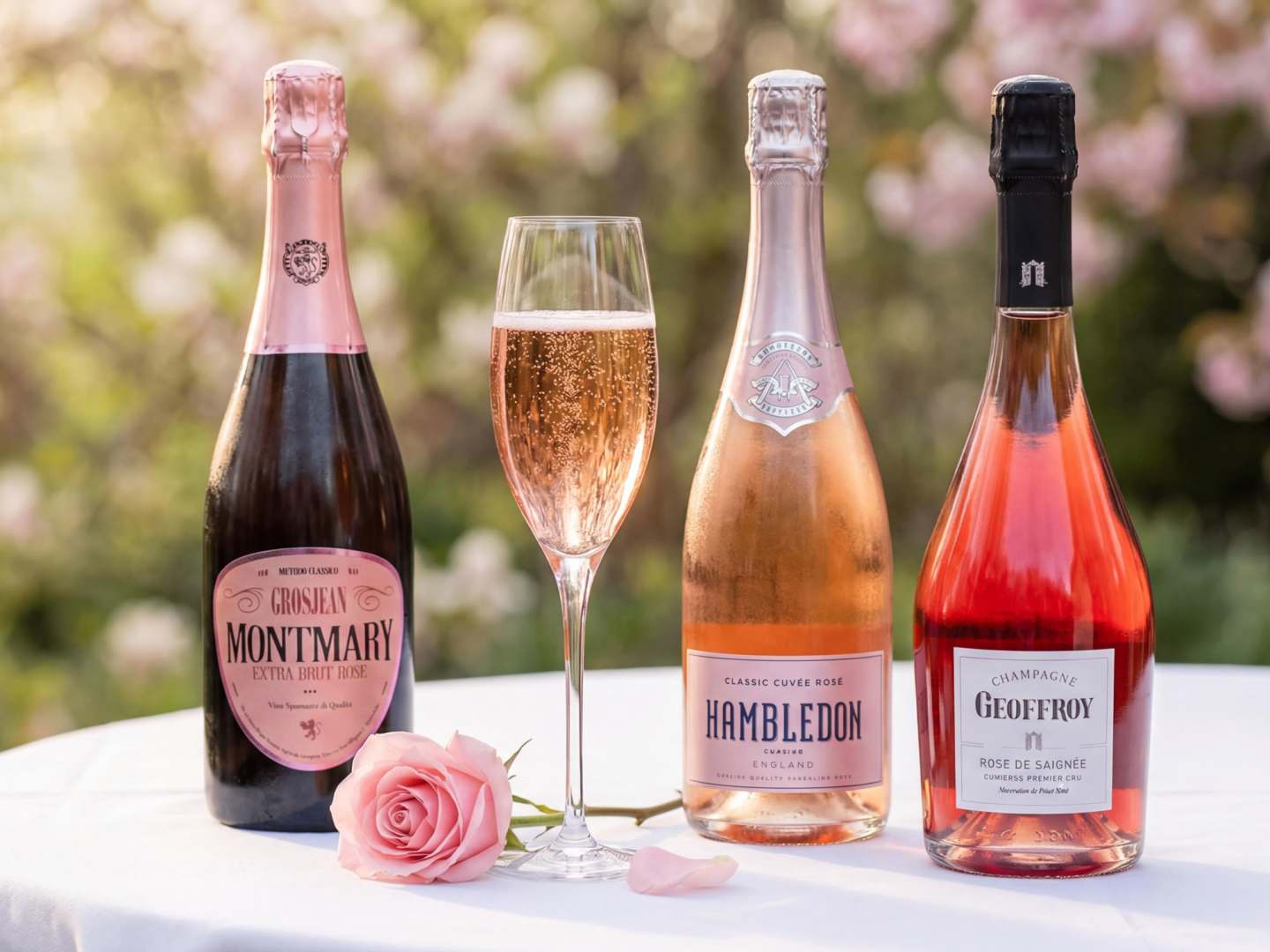 Mousserande roséviner och Champagne