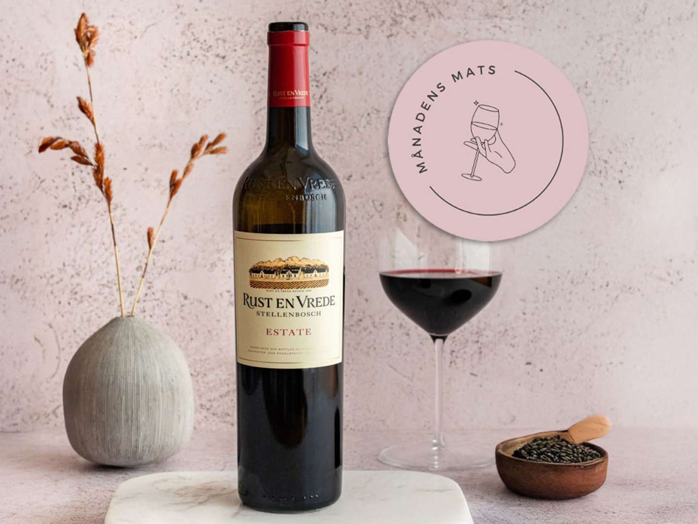 Rust en Vrede Estate, månadens Mats i mars 2025.