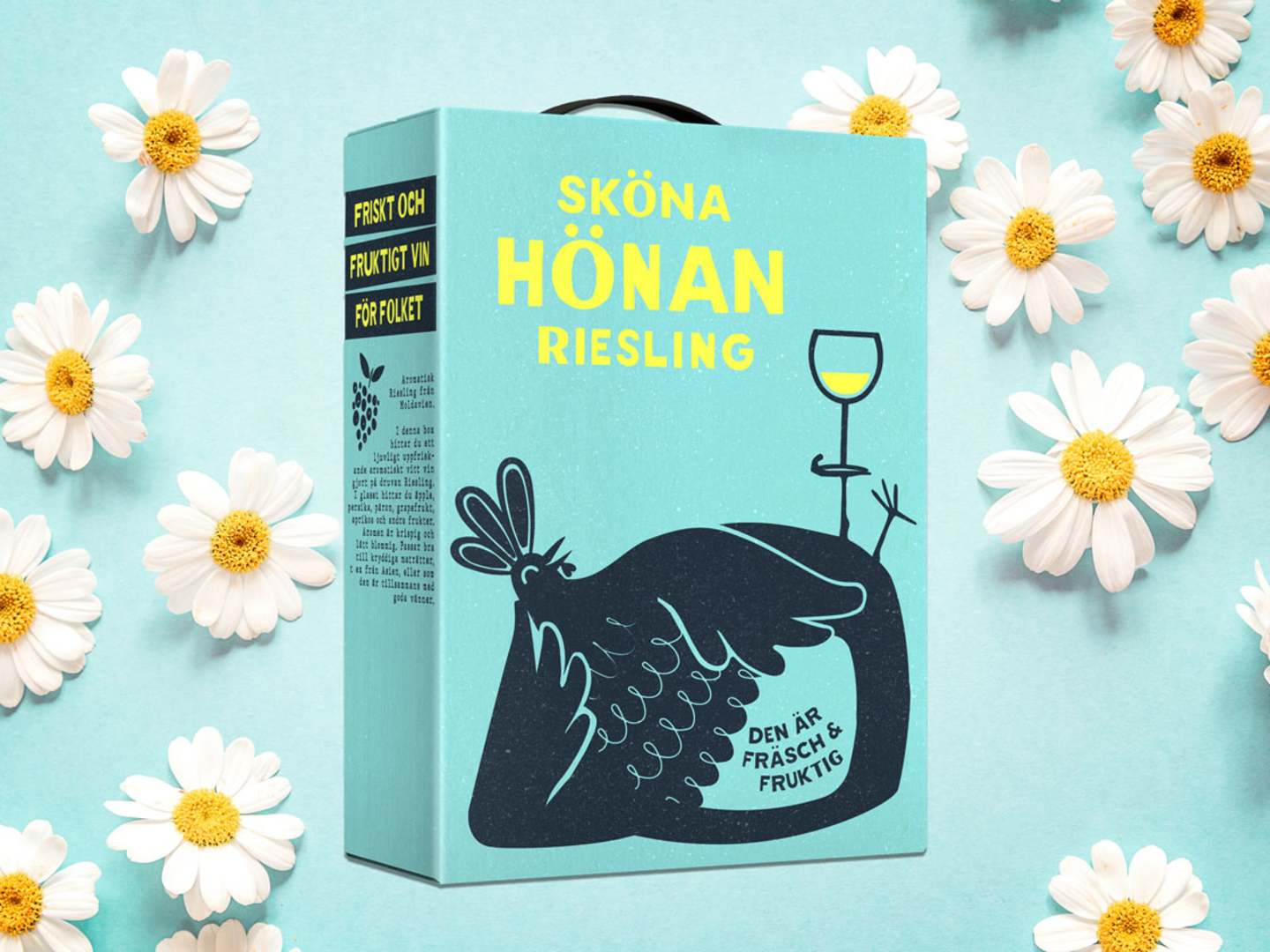Sköna hönan Riesling box, 3 liter.