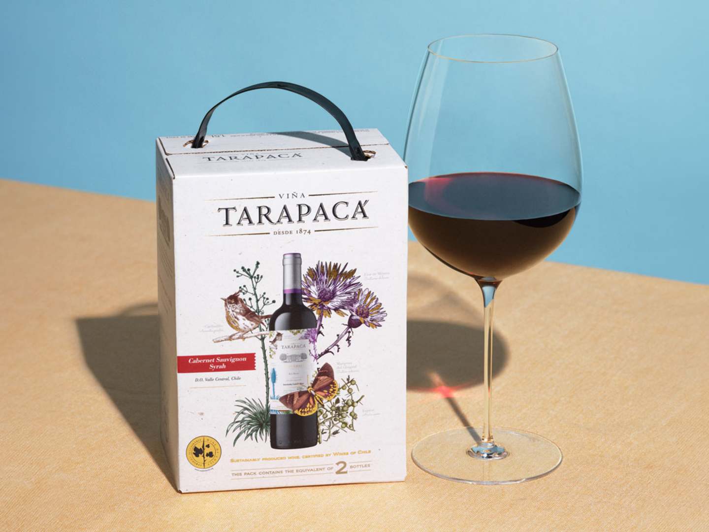 Tarapaca - rött vin från Chile på box 