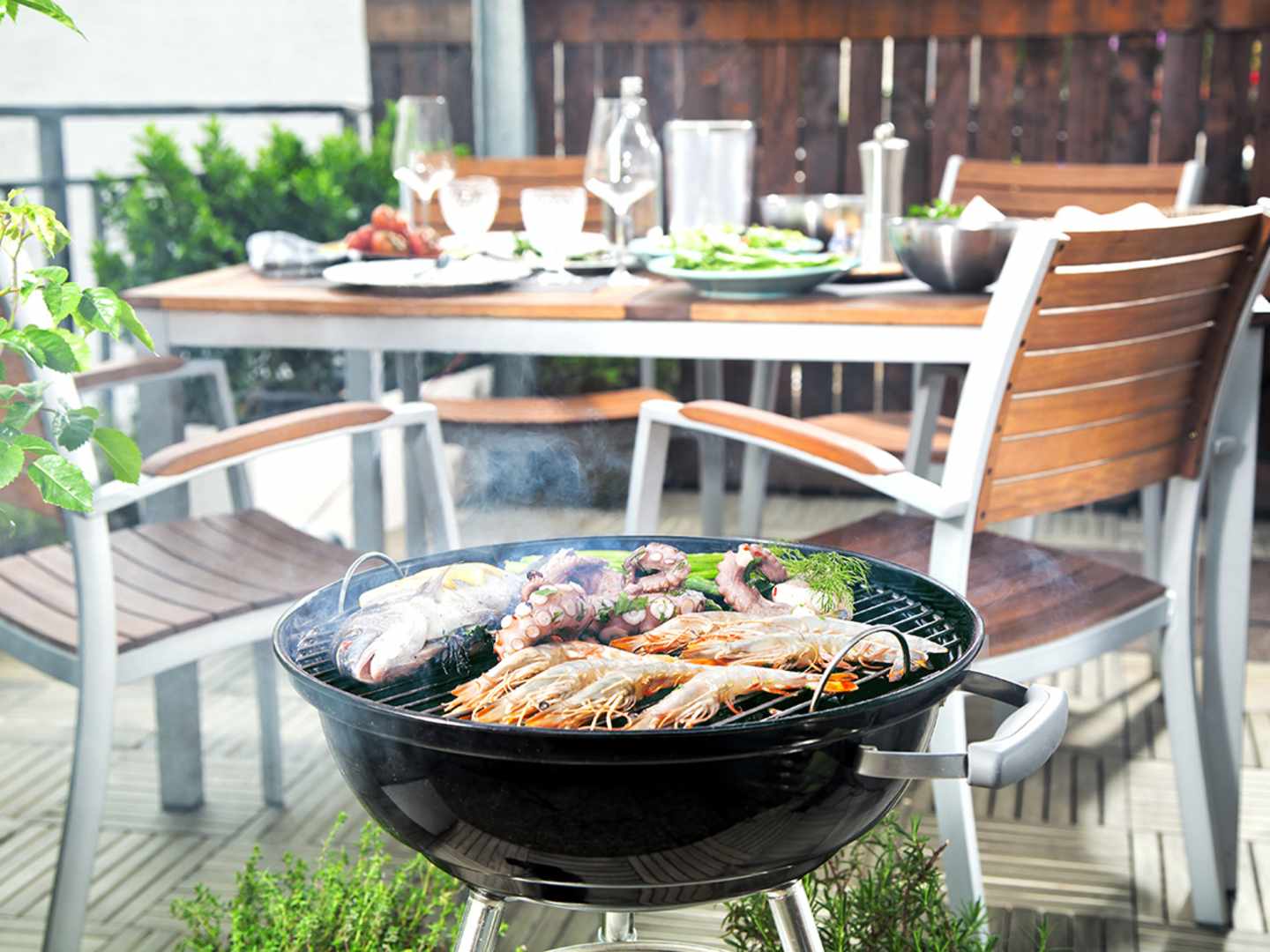 Svenskarna gillar att grilla